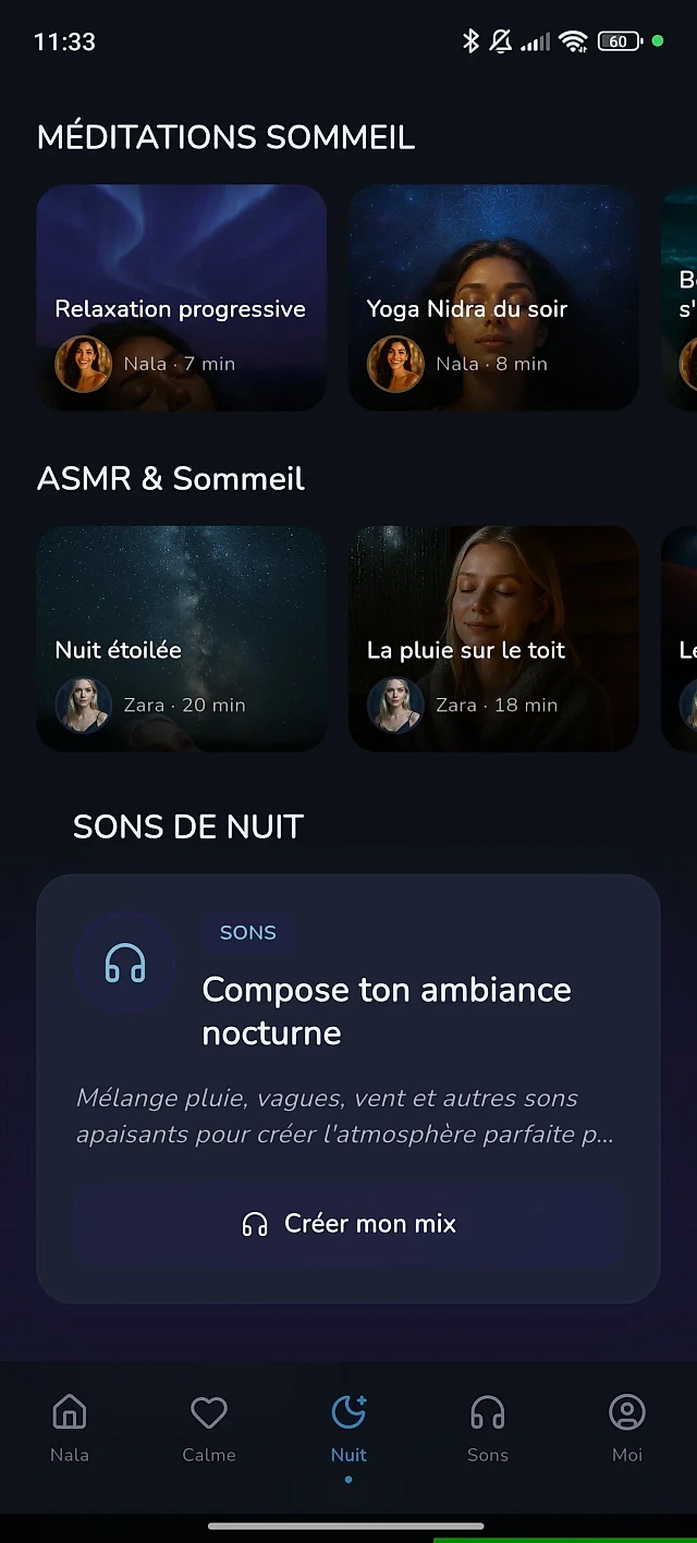 Sleep stories and meditations